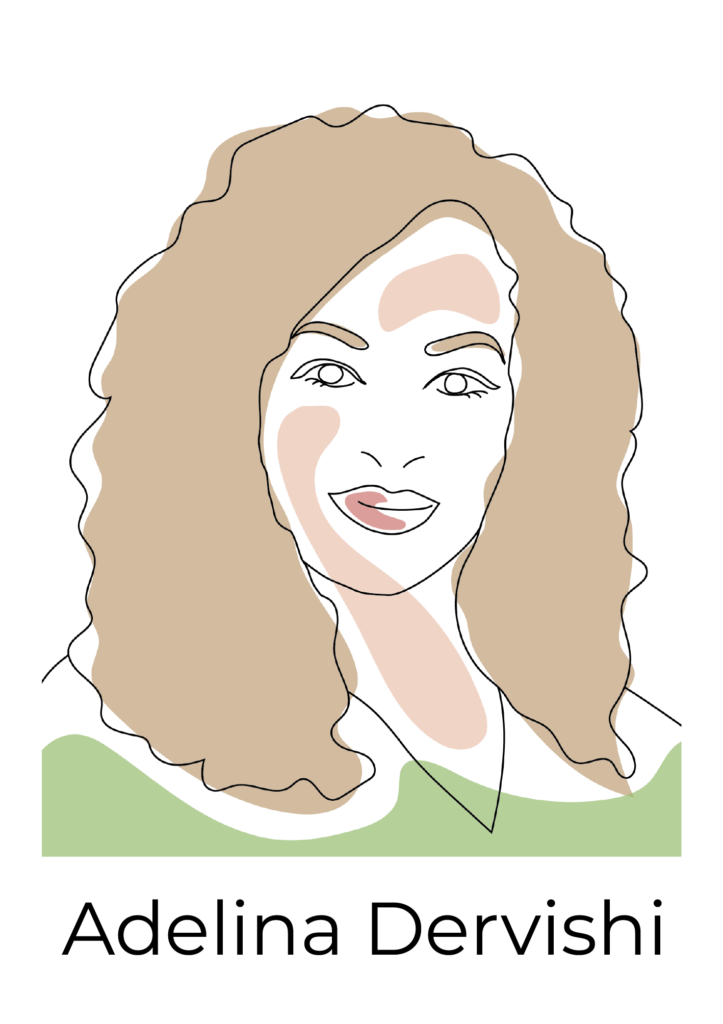 Illustration Dentiste Adelina Dervishi pour Croc La Vie